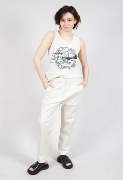 Asymmetric Belt Loop Trouser in Galaxy Paint