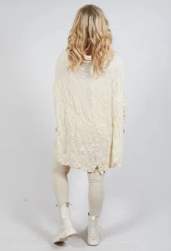 Asymmetric Crinkle Top in Bone