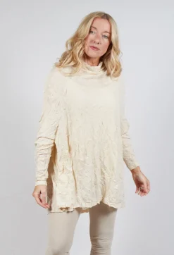 Asymmetric Crinkle Top in Bone