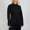 Asymmetric Jacket in Black