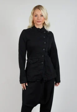 Asymmetric Jacket in Black