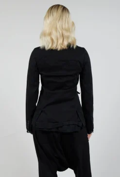 Asymmetric Jacket in Black