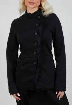 Asymmetric Jacket in Black