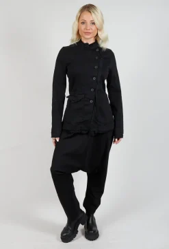 Asymmetric Jacket in Black
