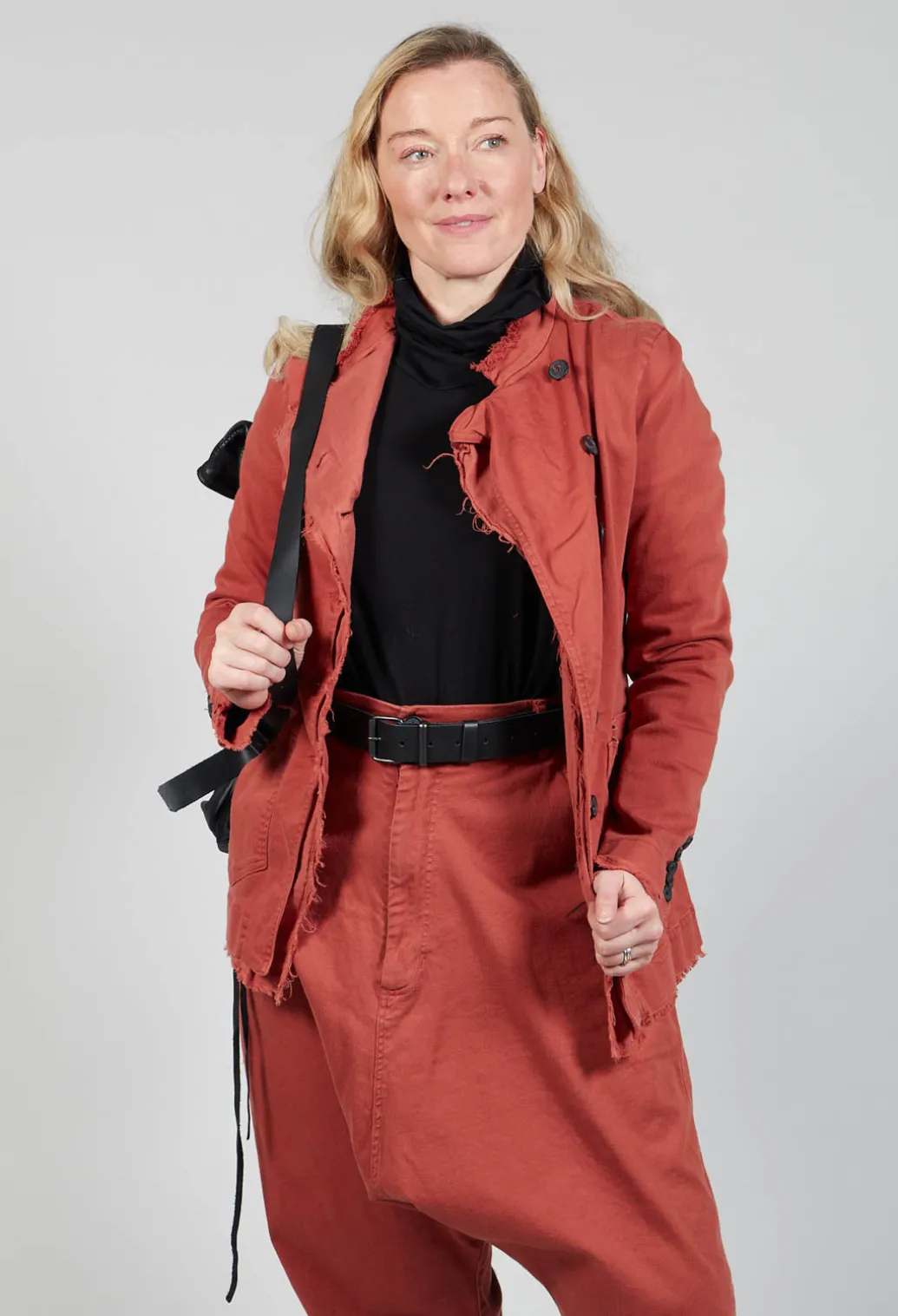 Asymmetric Jacket in Picante