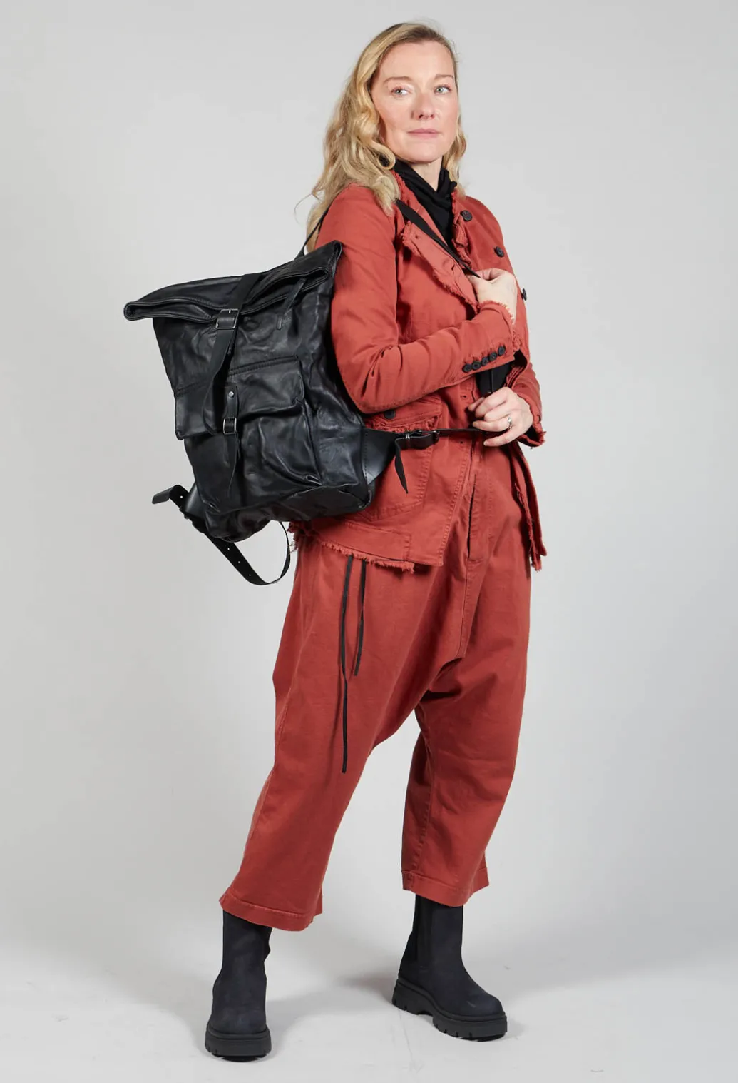Asymmetric Jacket in Picante