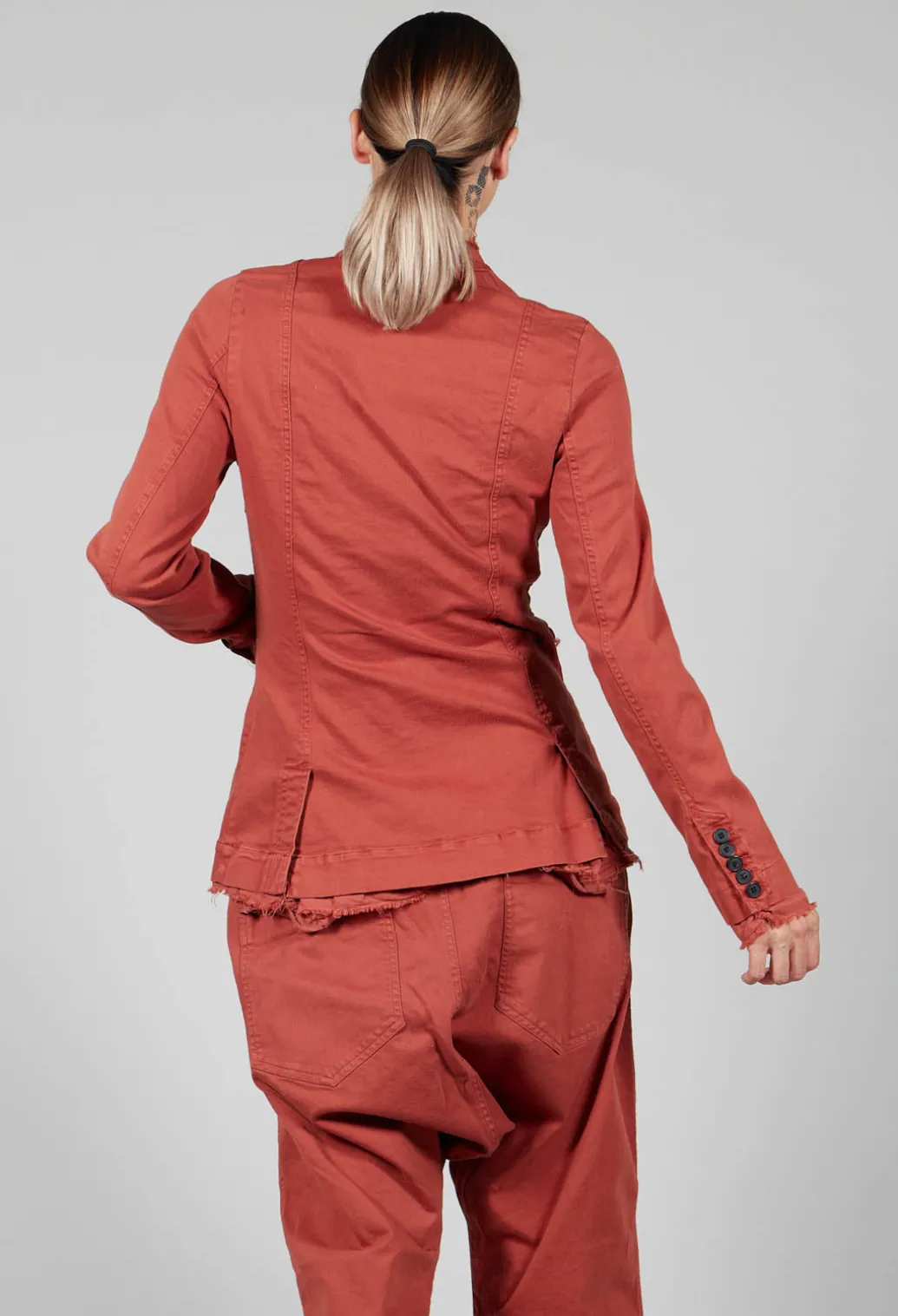 Asymmetric Jacket in Picante