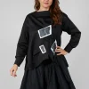 Asymmetric Shirt in Black