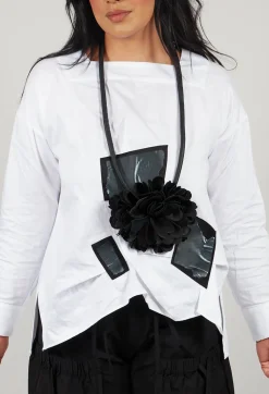 Asymmetric Shirt in White