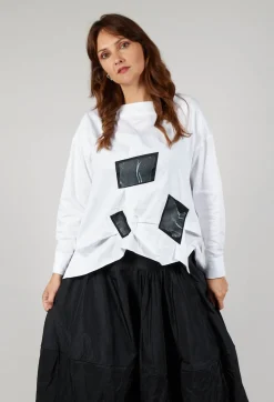 Asymmetric Shirt in White
