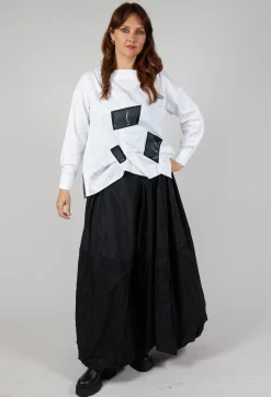 Asymmetric Shirt in White
