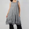Asymmetrical A-Line Dress in Pencil