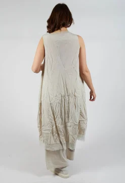 Asymmetrical A-Line Dress in Eraser
