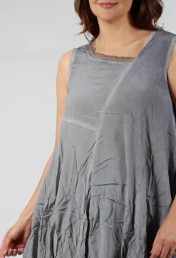 Asymmetrical A-Line Dress in Pencil