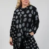 Asymmetrical Top in Grey Pois