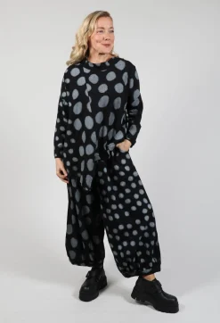 Asymmetrical Top in Grey Pois