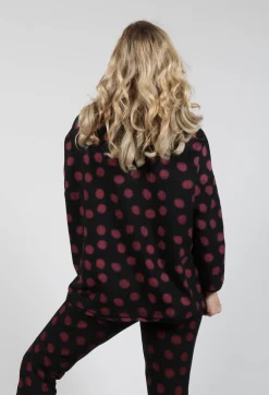 Asymmetrical Top in Red Pois