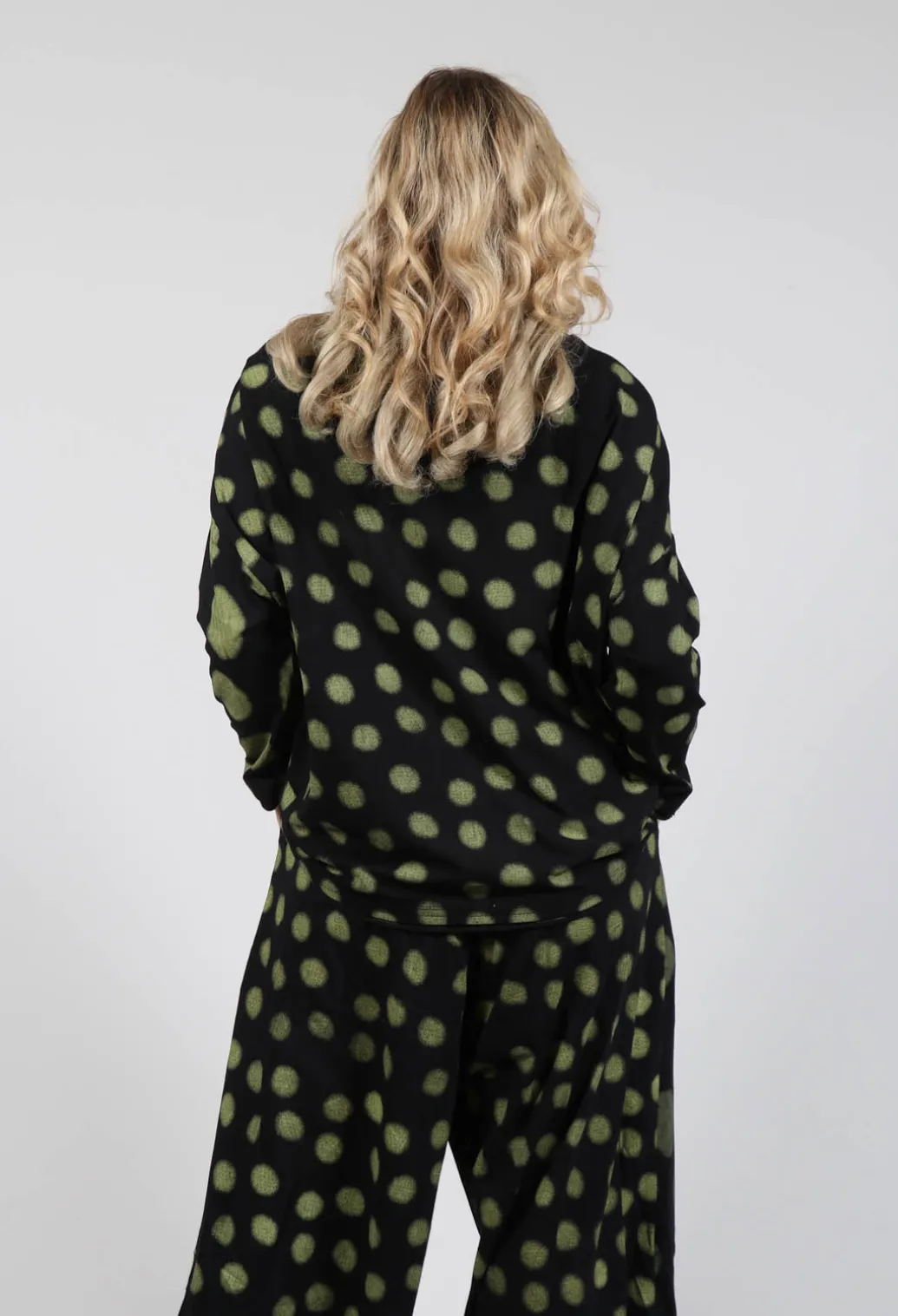 Asymmetrical Top in Yellow Pois