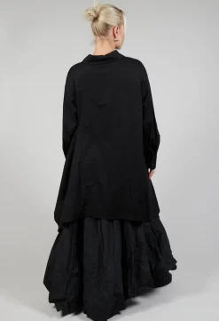 Asymmetrical Tunic in Black