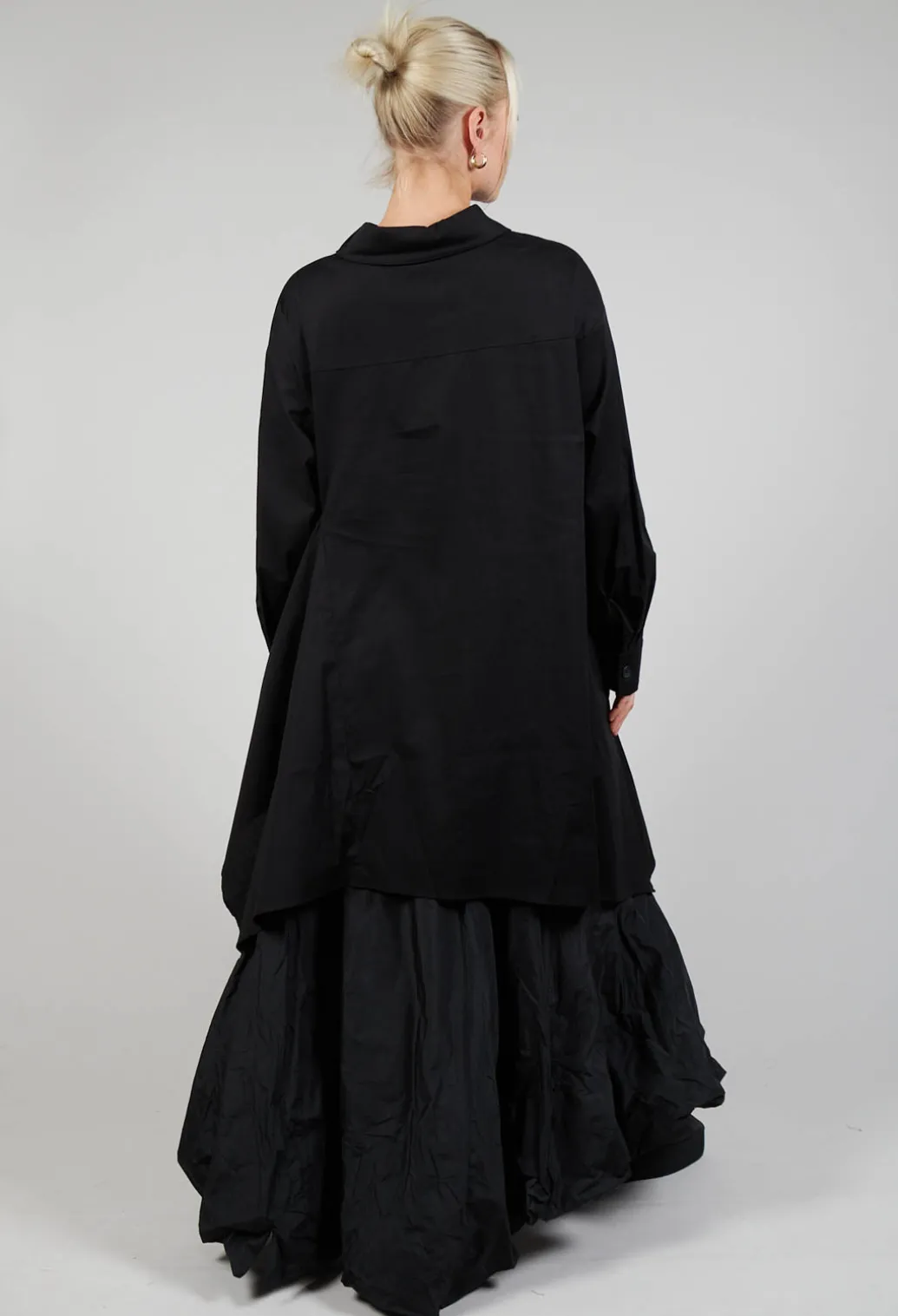 Asymmetrical Tunic in Black