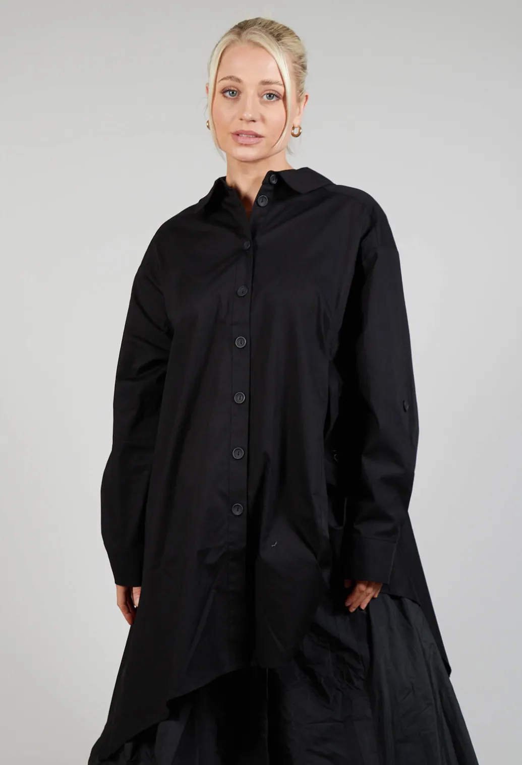 Asymmetrical Tunic in Black