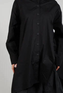 Asymmetrical Tunic in Black