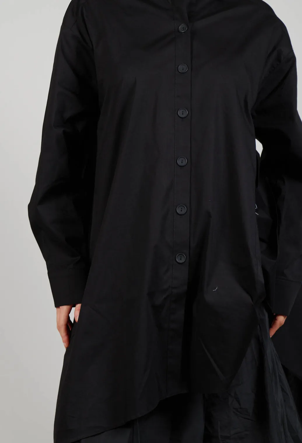 Asymmetrical Tunic in Black