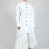 Asymmetrical Tunic in White