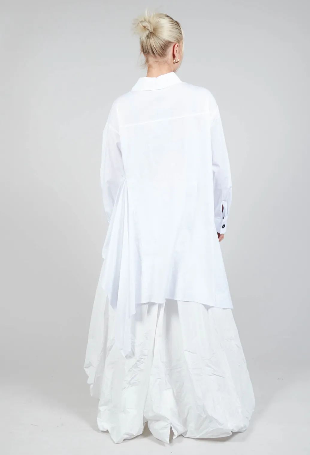 Asymmetrical Tunic in White