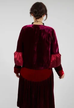 Audrey Coat in Bordeaux