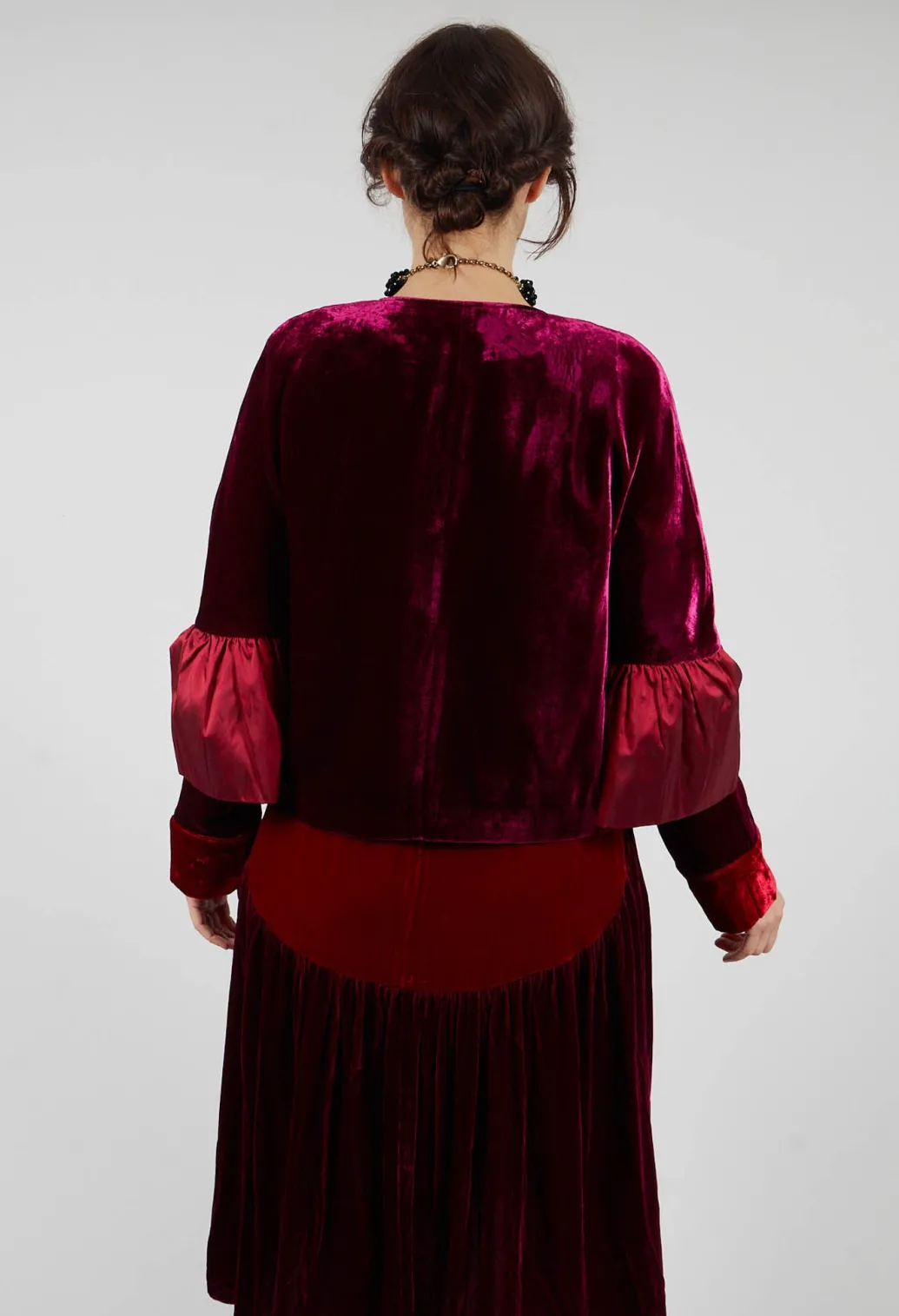 Audrey Coat in Bordeaux