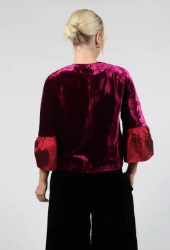 Audrey Coat in Bordeaux