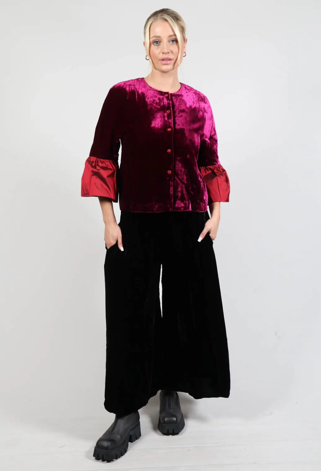 Audrey Coat in Bordeaux