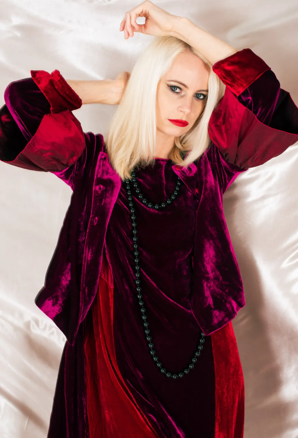 Audrey Coat in Bordeaux