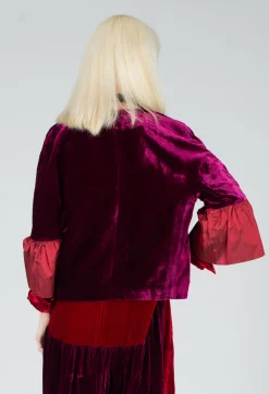 Audrey Coat in Bordeaux