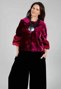 Audrey Coat in Bordeaux