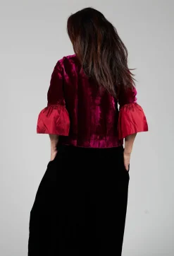 Audrey Coat in Bordeaux