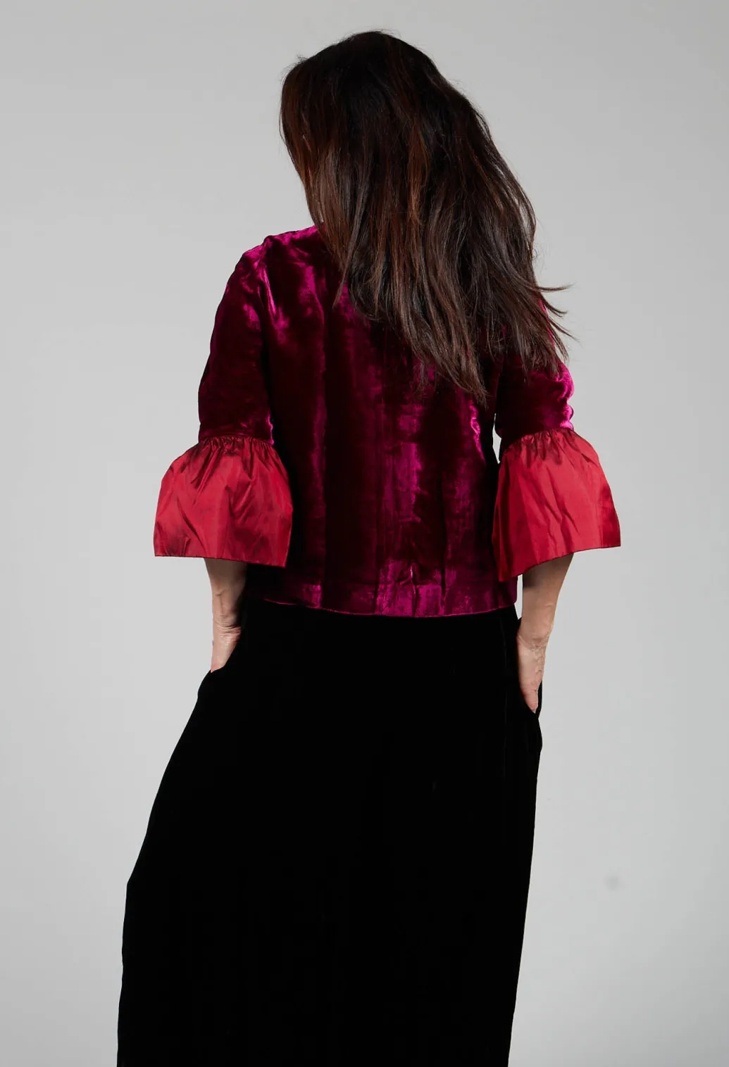 Audrey Coat in Bordeaux