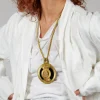 Audrey Necklace in Black/Yellow
