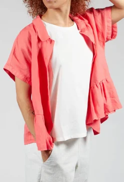 Autruche Top in Nectarine
