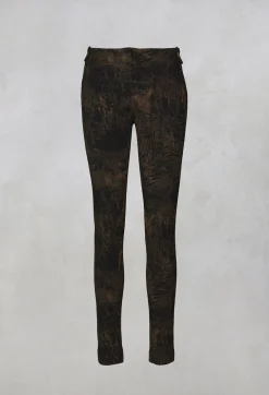 Avio Trousers in Black/Beige