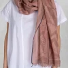 Aztec Scarf in Soft Pink