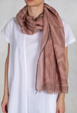 Aztec Scarf in Soft Pink