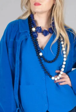 Babep Coat in Cobalt