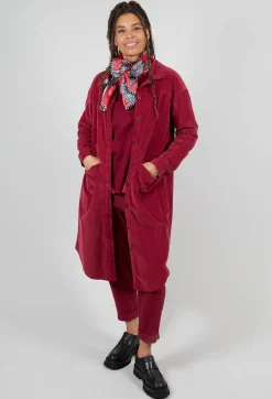 Babep Coat in Scarlet