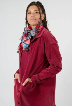 Babep Coat in Scarlet