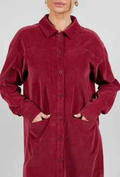 Babep Coat in Scarlet