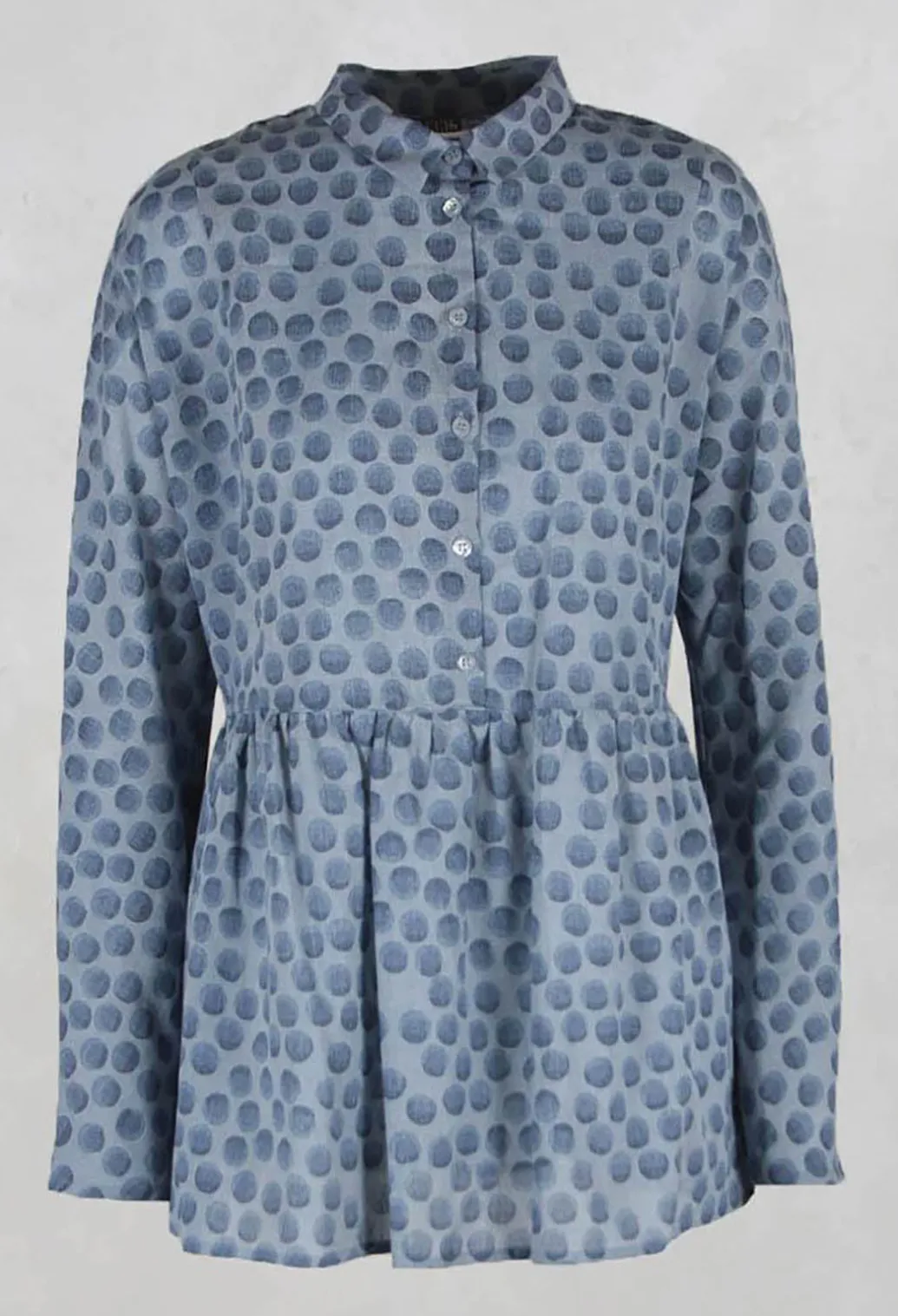 Baby Doll Style Blouse in Blue