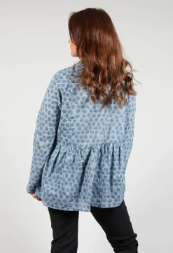 Baby Doll Style Blouse in Blue
