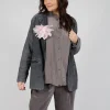 Backless Jacket in Pewter